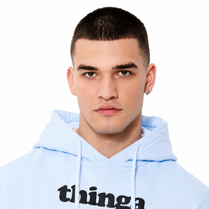 Sweat-shirt unisexe bleu clair à col rond, coupe classique, 100 % polyester, molleton bouclette, décontracté, uni, avec poche, anti-rétrécissement, pour l'automne - Product Image 5