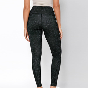 Customized <b>Low</b> Price Knitted Solid Women High <b>Waist</b> Breathable Spandex/Nylon Mid-Calf <b>Leggings</b> Pockets Adults 2027 New Winter - Product Image 4
