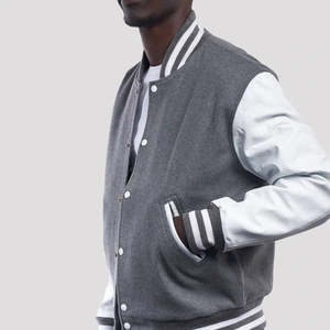 Chaqueta de alta calidad para hombre, chaqueta varsity de béisbol personalizada OEM, nuevo diseño de chaqueta varsity para hombre - Product Image 1