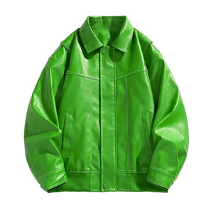 Top Trending Men's Winter <b>Leather</b> <b>Jackets</b> High Quality Custom Made Eco Friendly Front Logo <b>Long</b> Sleeve All Sizes Fashionable - Product Image 1