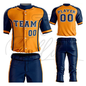 Uniformes de Béisbol Profesionales Hechos en Pakistán, Camisetas de Béisbol para Hombre, Uniforme de Béisbol - Product Image 5