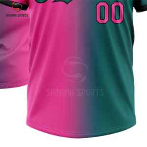 Ensemble uniforme de baseball en jersey boutonné, vêtements de sport respirants, motif 3D imprimé par transfert thermique personnalisé, col rond unisexe - Product Image 4