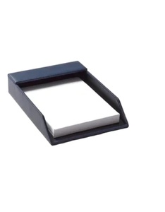 Plateau de rangement de documents en papier A4 en cuir Organisateur de bureau en bois pour magazines et lettres pour bureaux d'usine - Product Image 1