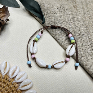 Adjustable <b>Shell</b> <b>Bracelet</b> Handmade Ocean Jewelry Eco Friendly Gift Made in Viet Nam - Product Image 4