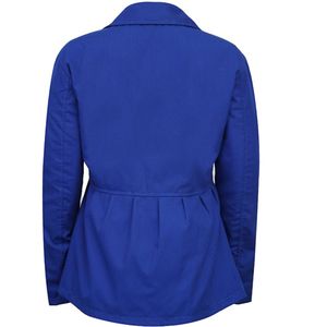 Women Sigma Gamma Rho Royal Peplum Blazer Jacket Elegant Sorority Tailored <b>Coat</b> Formal Business Office Wear Stylish Outerwear - Product Image 2