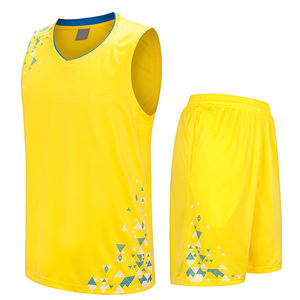 Conjunto de Uniformes de Baloncesto Personalizados al por Mayor, Reversibles, Transpirables, de Doble Cara, para Entrenamiento de Equipos - Product Image 1