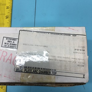 แผ่นโค้ง VARIAN E17014691 สำหรับช่องด้านบน, 143528 - อุปกรณ์และอะไหล่เซมิคอนดักเตอร์ระดับโลกที่เชื่อถือได้ - Product Image 3