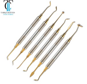 Kit d'instruments de restauration composite de qualité supérieure, outils de sculpture pour la pose de composites dentaires, réutilisables en acier inoxydable - Product Image 2