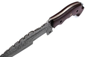 Cuchillo de Acero de Damasco, Decorativo, Coleccionable, Hecho a Mano, Diseño de Acero con Patrones, Artesanía Premium, Pieza de Exhibición - Product Image 3