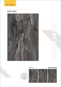 Azulejos de Porcelana de Alto Brillo de 1200x1800mm y 9mm, Aspecto de Mármol Breccia Aurora, Antideslizantes, Resistentes al Desgaste, Pulidos y Vitrificados para Piso y Pared - Product Image 3