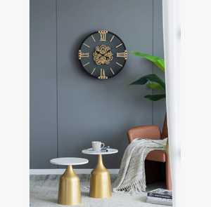 Coffee Corner Contemporary <b>Marble</b> Top Coffee <b>Table</b> With Brass Base Modern Living Room Furniture Decorative Accent <b>Table</b> - Product Image 2