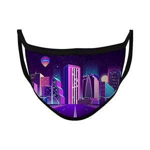 หน้ากากผ้าพิมพ์ลายตามสั่ง พร้อมโลโก้แบบกำหนดเอง ซักได้ ระบายอากาศได้ดี ปลอดภัย - Product Image 6