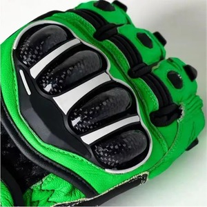 Guantes de Motociclismo de Alto Rendimiento, Fabricante Directo, Guantes de Carreras Antideslizantes, Guantes de Cuero de Alta Calidad OEM - Product Image 6
