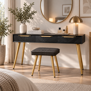 Table console moderne en bois massif de la collection GALAXY, ensemble pour salon et chambre, service OEM du Vietnam - Product Image 3