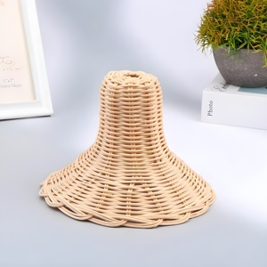 Lampe de chevet pour enfants au prix de gros, meilleur choix, abat-jour en rotin durable pour la décoration de la chambre d'enfant - Product Image 2