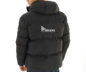 Fashionable Best Quality And Comfortable Custom <b>Soft</b> <b>Shell</b> Windproof Winter Embroidery Logo Zipper Puffer <b>Jacket</b> Wholesale - Product Image 2