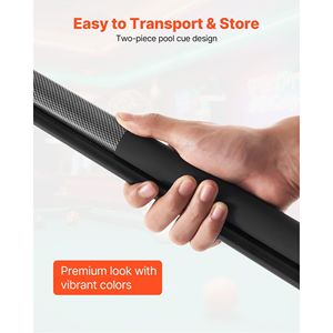 Stecca da Biliardo in Fibra di Vetro e Titanio Composito da 58 Pollici, 21 Oz, con Punta Multistrato per Snooker e Biliardo - Product Image 5