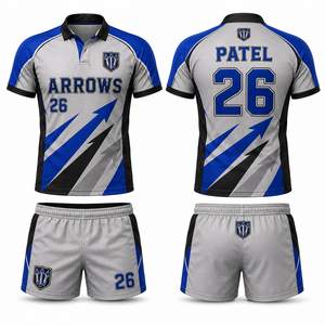 Uniformes de Rugby Personalizados, Camisetas Transpirables, Control de Humedad, Flujo de Aire, Movilidad Ergonómica, Cómodas, Color Duradero - Product Image 6