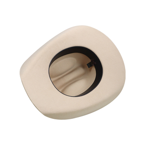 Sombrero de Vaquero a Rayas de Lana Beige, Unisex, Casual, de Ala Ancha, para Primavera/Verano, Playa, 56-58CM, 2026 - Product Image 6