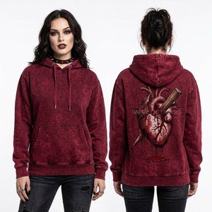 Sweat-shirt à capuche court vert menthe personnalisé OEM, coupe ajustée, avec fermeture éclair, motif graphique strass toile de chauve-souris scintillante, pour femme, style streetwear tendance - Product Image 6