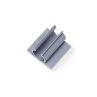 Pince à câble adhésive en PVC Essentra, clip de fixation de câble, organisateur de fils, pince de type KKU en U sur base adhésive