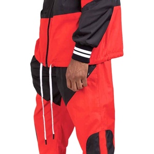 Survêtement de maternité deux pièces coupe ajustée avec logo personnalisé, coupe-vent léger à capuche et cordon de serrage, résistant au vent - Product Image 5