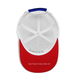 Casquette Trucker Personnalisée OEM avec Logo Brodé en Relief, Casquette en Coton et Maille à 6 Panneaux, Réglable, Logo Brodé, Casquette Décontractée pour Adulte et Professionnelle - Product Image 4