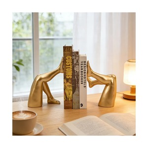 Metal Bird Bookends 2Pcs <b>Rustic</b> Sculptural Design for Home Office <b>Desk</b> Decor - Product Image 4