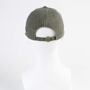 Casquette de baseball en coton lavé vert sauge, respirante, imperméable, non structurée, style Dad Hat, réglable, décontractée, pour l'extérieur, unisexe, vente en gros - Product Image 4