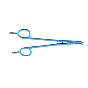 Pince de scellement vasculaire bipolaire réutilisable en acier inoxydable bleu de haute qualité, alimentation manuelle - Product Image 2