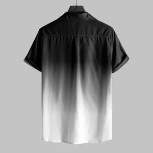 Apparel Summer Wear <b>Men</b> Short Sleeve Hawaiian <b>Beach</b> <b>Shirt</b> Sublimation Printed Vintage 100% Polyester Eco-Friendly Quick Dry - Product Image 2