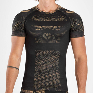 Camiseta de Compresión para Jiu Jitsu BJJ MMA para Hombre, Manga Corta, UPF50+, Transpirable - Product Image 5