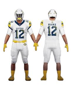 Ensemble d'uniformes de football américain pour hommes de haute qualité Vêtements de sport confortables à manches courtes Prix raisonnable - Product Image 4