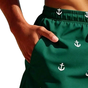 Short de bain imprimé pour homme, taille mi-haute, XL, séchage rapide, taille élastique avec cordon de serrage, coupe décontractée, pour sports nautiques d'été et vacances - Product Image 5