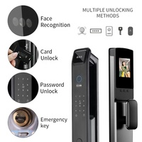 HanDaily Security 3D Reconocimiento facial Huella digital LockTop Wifi Cámara Cerraduras digitales Nfc Tarjeta Clave Rfid Código Cerradura de puerta inteligente