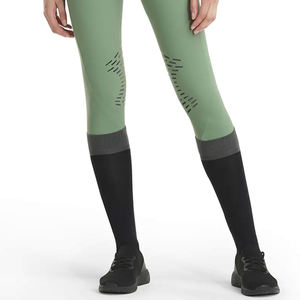 Women Equestrian Riding Pants Printed Anti-Bacterial Lightweight Quick Dry Breathable Stretch Seamless Knitted Fabric High Waist - Product Image 4