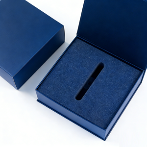 Boîte à bijoux en carton ondulé de luxe, personnalisée avec logo magnétique, gaufrée et imprimée offset, pour colliers – Vente en gros - Product Image 6