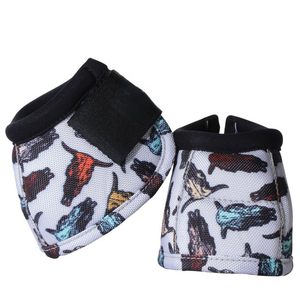 Bottes de protection pour chevaux à imprimé léopard, respirantes en mesh, pour l'équitation, l'entraînement et la protection des jambes des chevaux - Product Image 2