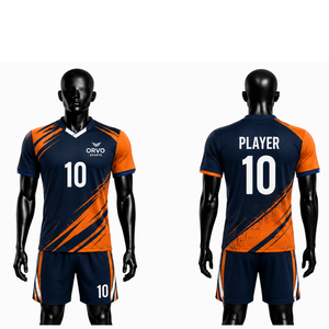 Uniforme de volley-ball personnalisé par sublimation |   Ensemble short et maillot d'équipe |   Vêtements de sport respirants pour hommes, femmes, jeunes, équipes scolaires et de club - Product Image 5