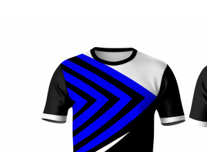 T-shirt de sublimation en gros, col rond, manches courtes, en tissu polyester lisse pour motifs imprimés sur toute la surface - Product Image 4