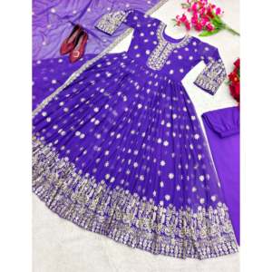 Vestido de fiesta de diseñador para mujer con elegante Pent y hermoso conjunto Dupatta - Product Image 2