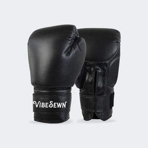 Gants de boxe unisexes Vibe Sewn Red PU, fermeture Velcro, respirants, entièrement lavables en machine, pour l'entraînement, hydrofuges, pour adultes - Product Image 3