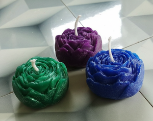 Velas Aromáticas de Lujo Hechas a Mano con Forma de Rosa, Diseño de Corazón y Flor, Cera de Soja Ecológica, Decorativas para Bodas, San Valentín y Regalos - Product Image 1