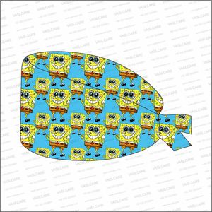Printed Nurse <b>Cap</b> Polyester Nursing <b>Scrub</b> <b>Cap</b> Tie Back Nurse Headwear Medical Head Cover for Healthcare Professionals Vaslcare - Product Image 6