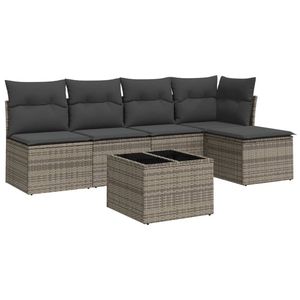 Conjunto de sofá de jardín gris - Product Image 2