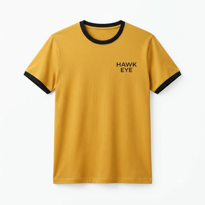 T-shirt décontracté respirant à manches courtes pour homme, coupe ajustée, couleur Pantone, 100% coton, fabriqué par Hawk Eye Sports (PayPal) - Product Image 3