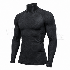 Camiseta de Compresión de Manga Larga Personalizada para Hombre, Fabricante de Ropa Deportiva, Envío a Todo el Mundo - Product Image 3