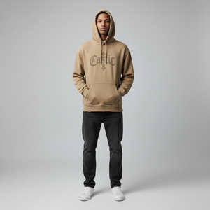 Sudadera con capucha de doble capa OEM Streetwear, estilo vintage, lavado ácido, dobladillo sin rematar, algodón, oversize, hip-hop, personalizada para hombre - Product Image 2