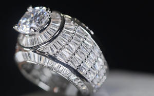 Anillo de Hip Hop con Diamantes de Imitación Moissanite para Hombre y Mujer, Regalo de Aniversario, Plata de Ley 925 con Baño de Rodio, Anillo para el Dedo Muñeca - Product Image 3