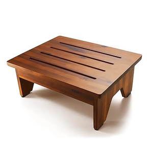 Marchepied en bois pour lits hauts, robuste, en bois massif, pour adultes et enfants, utilisation à la maison, pour une montée facile, marchepied de chevet - Product Image 1
